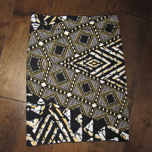 BCBGMaxAzria Mixed Geo Pencil Skirt